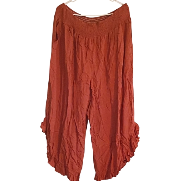Women's Orange Pants - Picture 1 of 13